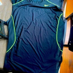 Nike compression, cut off sleeve shirt